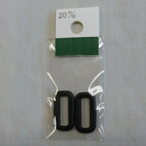 プラスチック角カン SQ-20 20mm 黒 2個入