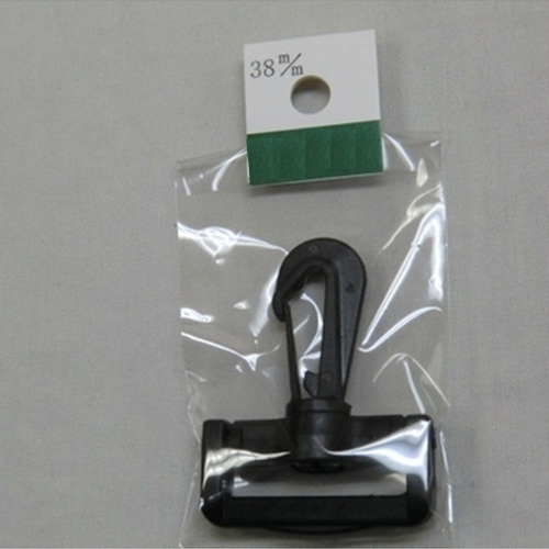 プラスチックナスカン LN-38R 38mm 黒 1個入