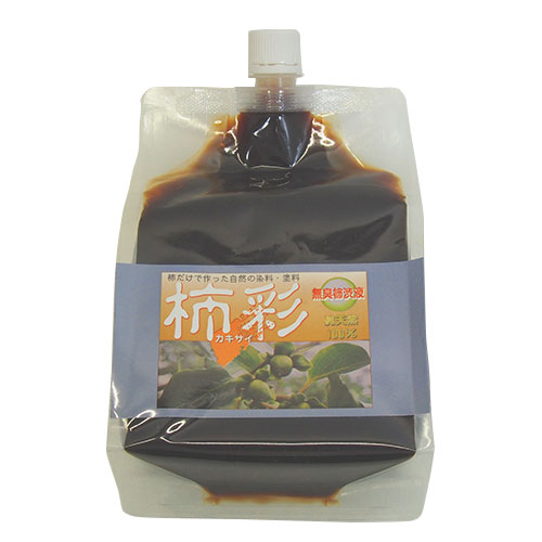 【クリックで詳細表示】ラインアップ 無臭柿渋液 「柿彩(カキサイ)」 1000ml
