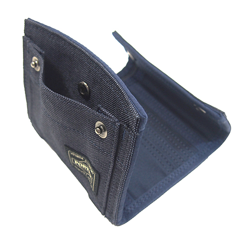 吉田カバン ポーター スモーキー ウォレット 592 ネイビー 財布 名刺入れ 革財布 東急ハンズネットストア