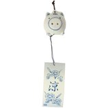 薬師窯 古染涼風鈴 351 ぶた