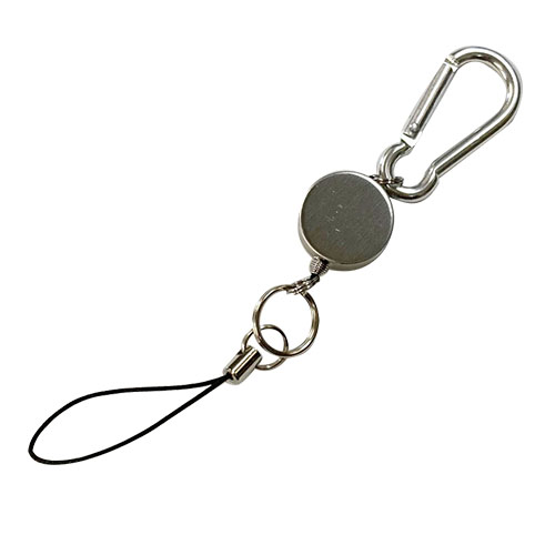 スイング ストラップミニリールキー シルバー 携帯 スマホストラップ ストラップ 東急ハンズネットストア