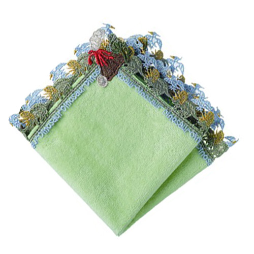 近沢レース店 シーズンタオルハンカチ 恐竜 グリーン｜【ハンズネット