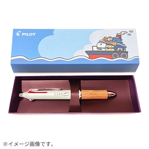 お文具さんキャラクターお名入れ対象】 パイロット（PILOT） 4+1ウッド