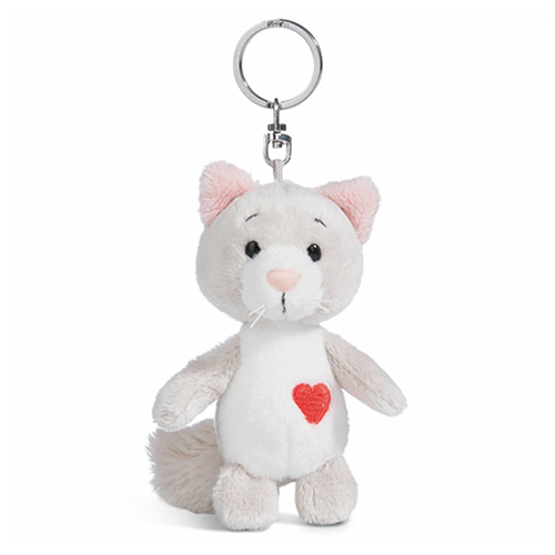 ニキ（NICI） キーホルダー ラブキャット フラッフィー 10cm