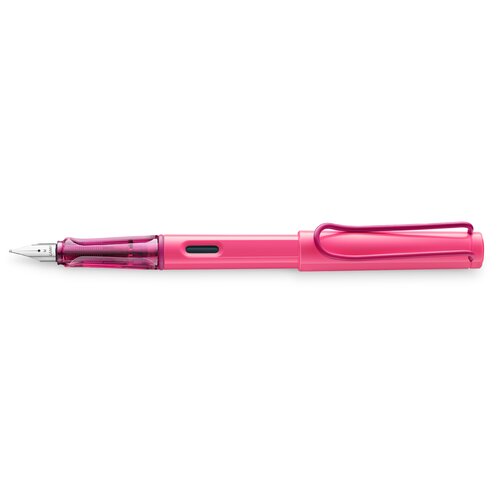 ラミー（LAMY） サファリ 万年筆 F（細字） L0C9F ネオンピンク 【数量