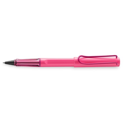 テーラローラー限定色ピンク ラミー（LAMY） サファリ ローラーボールぺン L3C9 ネオンピンク