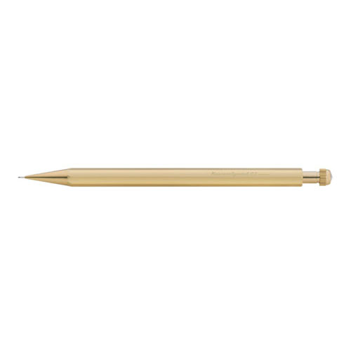 野原工芸　花梨縮杢BP おまけ　カヴェコスペシャルMP0.5 カヴェコ(Kaweco) スペシャル ペンシル 0.5㎜ KAWECO-PS-05BR ブラス