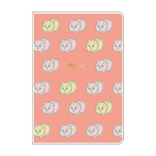 21年9月始まり リュリュ ダイアリー A6 マンスリー Dk 25 貯金ぶた 日曜始まり 手帳 ダイアリー ダイアリー 東急ハンズネットストア