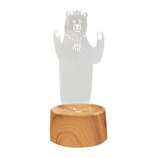 acrysta-las-bear アクリスタLEDアクリルスタンド