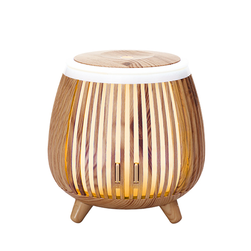 グリーンハウス　ウッドサークル加湿器　GH-UCHE-NW　ナチュラルウッド