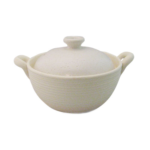 【クリックで詳細表示】東急ハンズ限定 萬古焼 煮込み上手 一人鍋 1000mL M0804 アイボリー