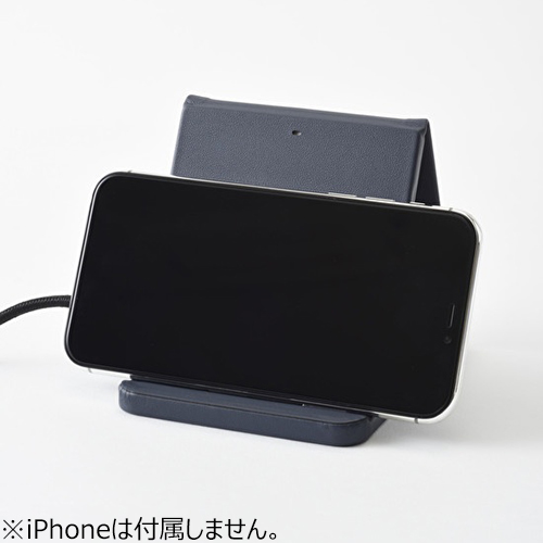 ブルーノ Bruno ワイヤレスチャージャー 折りたたみスタンド e048 Nv ネイビー 携帯 スマホアクセサリー モバイルバッテリー 携帯充電器 東急ハンズネットストア