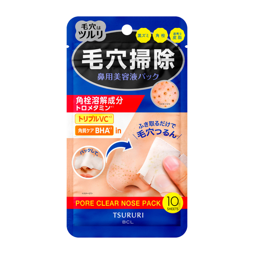ツルリ（TSURURI） 角栓溶解ノーズパック 10枚入｜【ハンズネットストア】