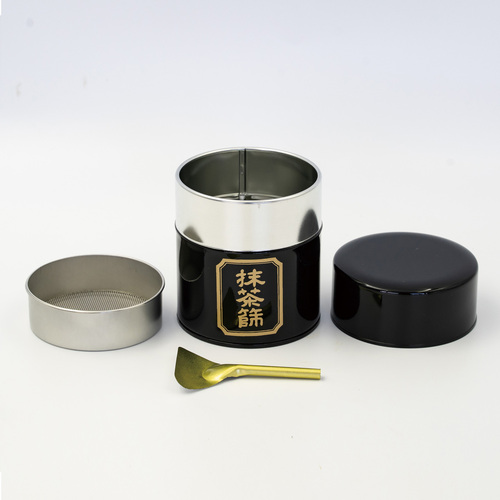 日東産業 抹茶ふるい缶セット 441BB2 黒｜【ハンズネットストア】