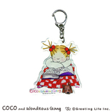 東急ハンズ限定 COCO and Wondrous Gang キーホルダー 読書