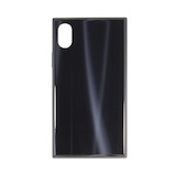 【iPhoneX/Xs】 藤本電業 スキューブオーロラケース (SQUBE AURORA CASE) J18S-SQ05BK ブラック