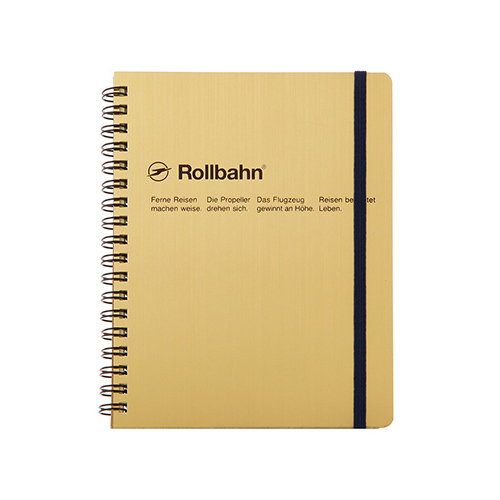 【クリックでお店のこの商品のページへ】デルフォニックス(DELFONICS) ロルバーン ポケット付きメモ L 500063 705 メタリック ゴールド