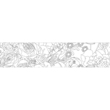 マークス(MARKS) ぬり絵ができるマスキングテープ 色鉛筆付セット MST−ZC03−B マステ フラワー