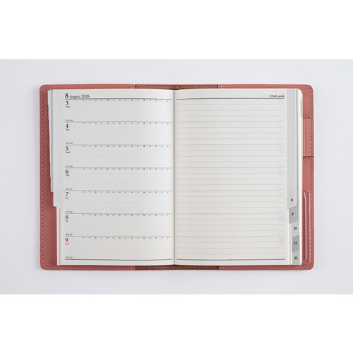 2026年1月始まり】 高橋書店 リシェル6 A6 ウィークリーレフト 216