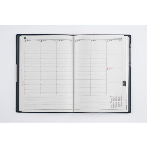 2026年1月始まり】 高橋書店 フェルテ6 B6 ウィークリーバーチカル 236