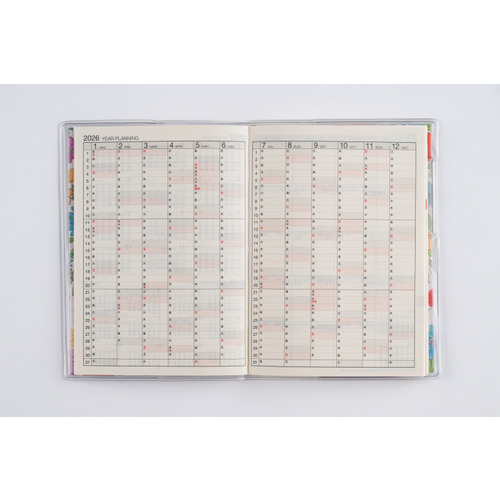 2026年1月始まり】 高橋書店 ラフィーネプチ3 B7 マンスリーブロック