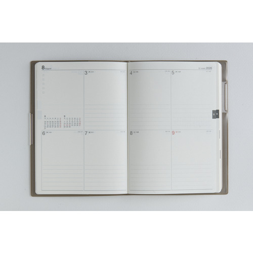 2026年3月始まり】 高橋書店 フェルテ6 B6 ウィークリーブロック 881