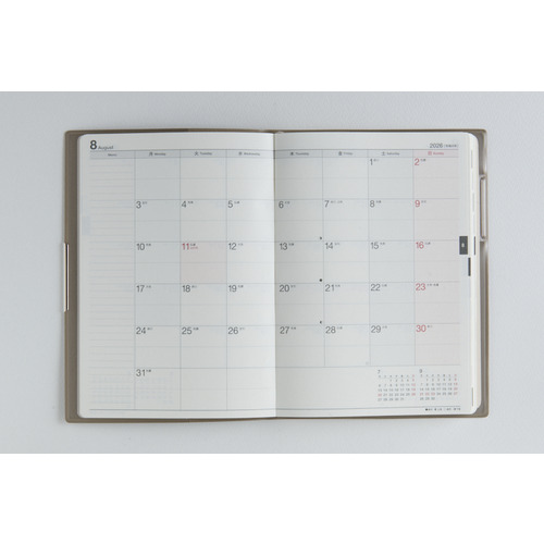 2026年3月始まり】 高橋書店 フェルテ6 B6 ウィークリーブロック 881