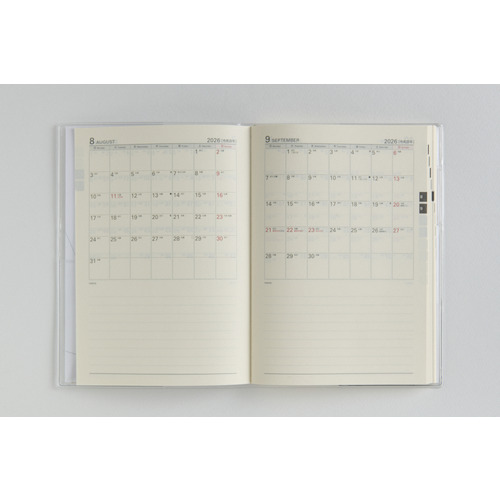 2026年4月始まり】 高橋書店 1年日記 B6 ウィークリーホリゾンタル 958