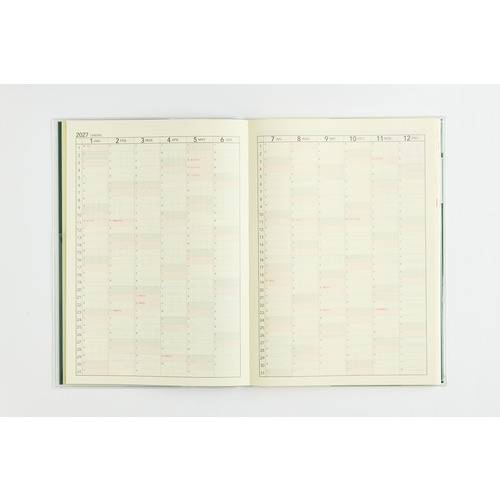 2027年1月始まり】 高橋書店 わたしのかけいぼ B5 週計タイプ 30 花柄