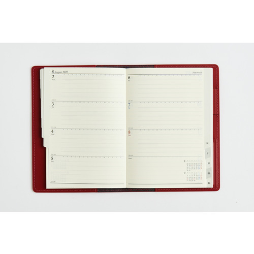 2027年1月始まり】 高橋書店 リシェル2 A6 ウィークリーホリゾンタル