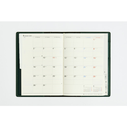 2027年1月始まり】 高橋書店 シャルム9 B6 ウィークリーホリゾンタル