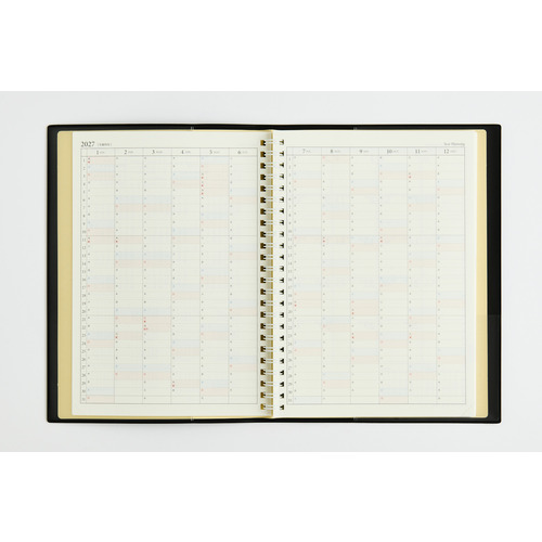 2027年1月始まり】 高橋書店 リングダイアリー A5 ウィークリー