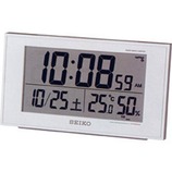 SEIKO 温湿計・快適表示付電波時計 SQ758W