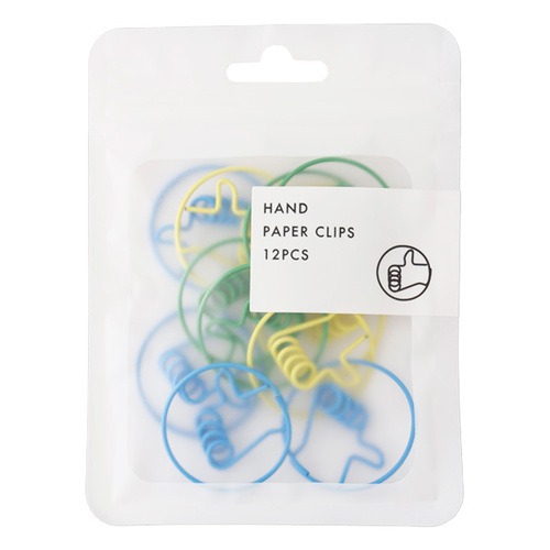 スリップオン（SLIP-ON） ペーパークリップ12P SZG-3813 ハンド