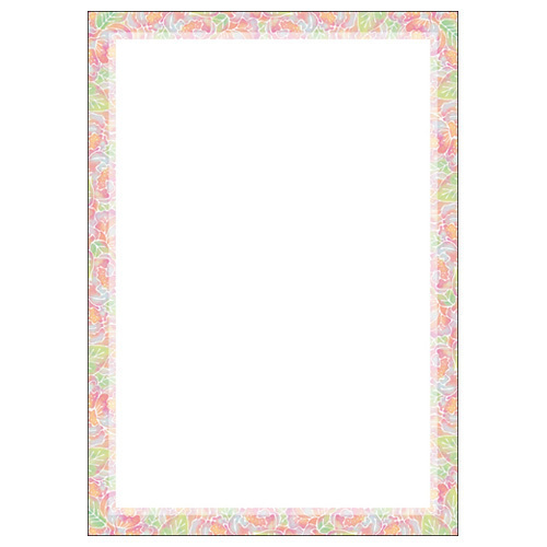 【クリックでお店のこの商品のページへ】パピア デザイン用紙 096 ピオニーフラワー