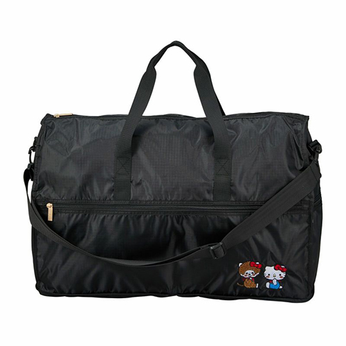 折りたたみボストンバッグ モンチッチ×ハローキティ Lサイズ 38L