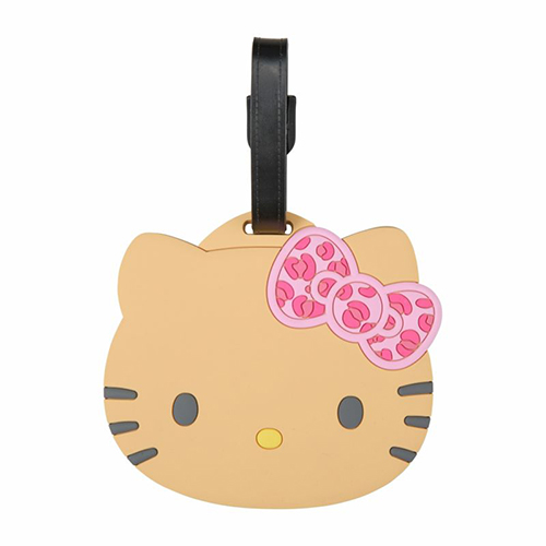 レア品 ハローキティ プラバッジ 台紙付き ダイカット ダイカットラゲッジタグ サンリオキャラクターズ ACC7032 SA24 日焼け