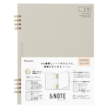 カンミ堂 アンドノート A5ワイド AN−1001 グレー