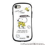 【iPhone8/7】 スヌーピーiFaceケース スヌーピー&ウッドストック/プロペラ