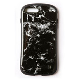 【iPhone7Plus】 iFace First Classケース 大理石風 ブラック