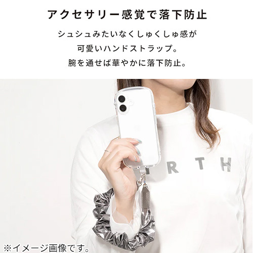 ソルレダ（sorureda!） くしゅくしゅハンドストラップ ホワイト