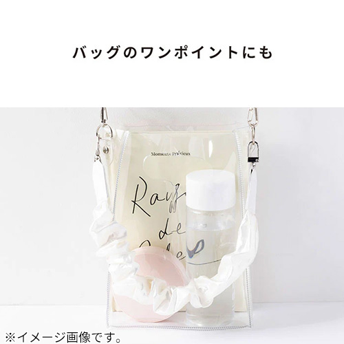 ソルレダ（sorureda!） くしゅくしゅハンドストラップ シルバー