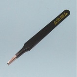 フォム 黒色精密ピンセット 2a SA-ESD6