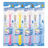 【お買い得】　ANGEL　エンジェルマイクロブラシ　コンパクトヘッド　4本入　アソート│オーラルケア・デンタルケア　歯ブラシ