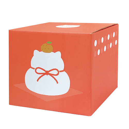 正月用品】 デコレ（Decole） 陶器の猫鏡餅 S DK-35797｜【ハンズ