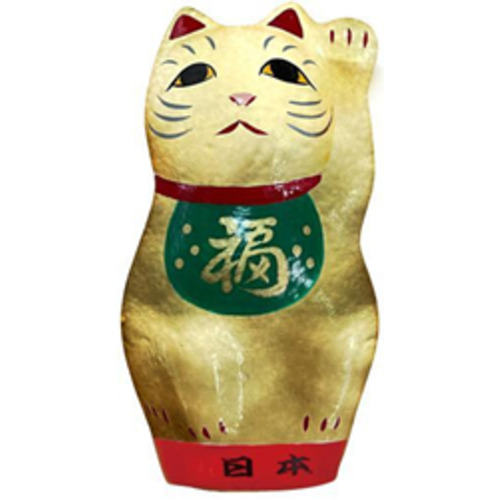 一千乃 張り子マグネット 招き猫 金｜【ハンズネットストア】