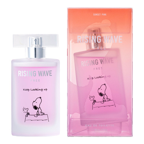 ライジングウェーブ　フリー　香水　サンセットピンク　4本セット ライジングウェーブ フリー サンセットピンク オードトワレ スヌーピー