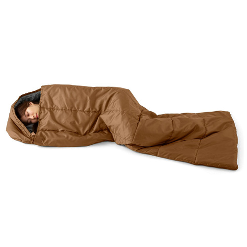 ＊SONAENO × 2個セット クッション型 多機能寝袋 モカキャメル ソナエノ（SONAENO） クッション型多機能寝袋 モカキャメル