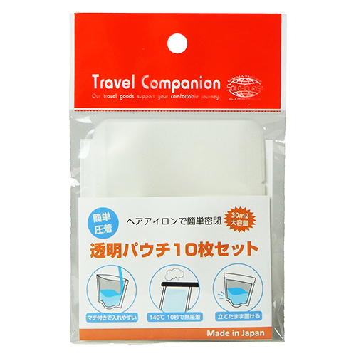 ソロツーリスト（SOLO-TOURIST） 熱圧着 透明パウチ10枚セット HSP-10